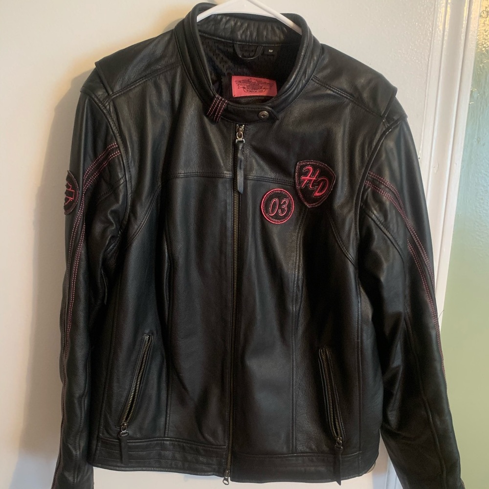 Women’s Limited Edition Pink Label Leather Jacket